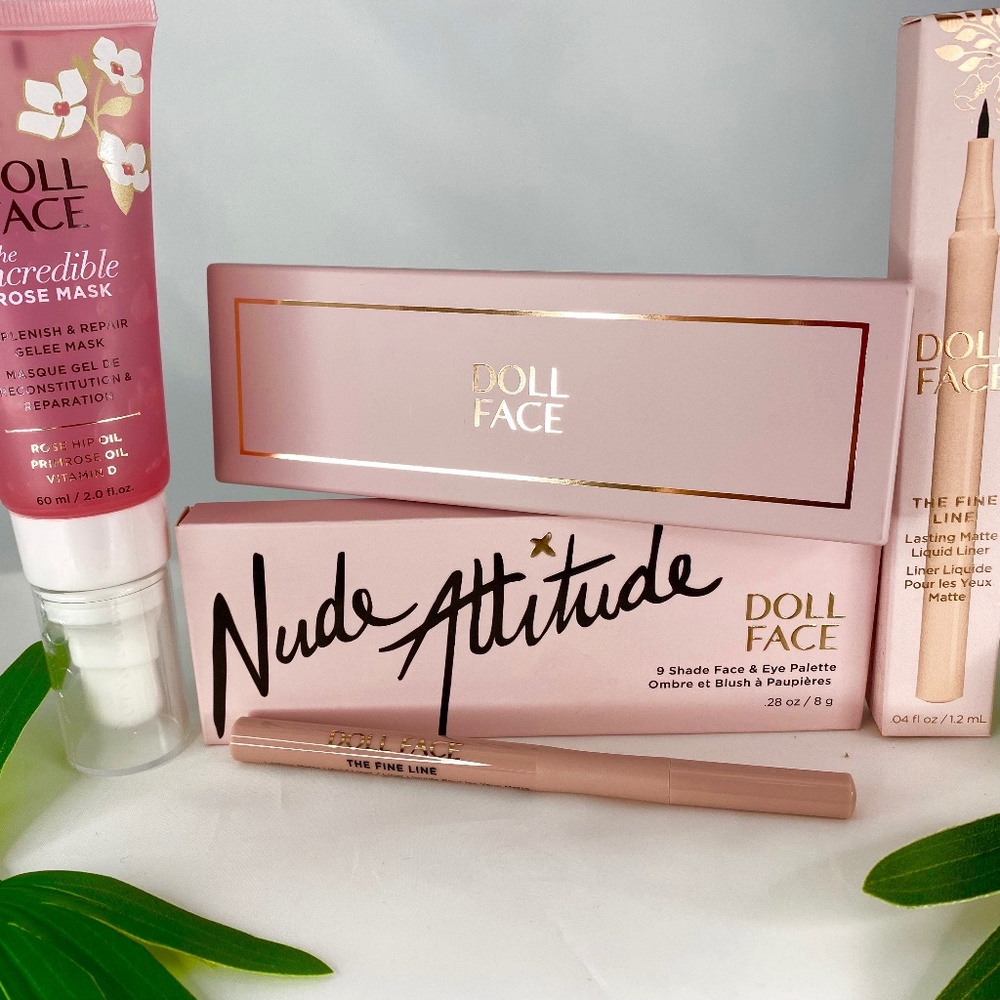 Doll Face Make Up & Facial Mask Bundle